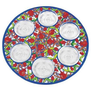  Multi-Color Pomegranate Seder Plate